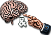 Das Gehirn und der Finger Logo